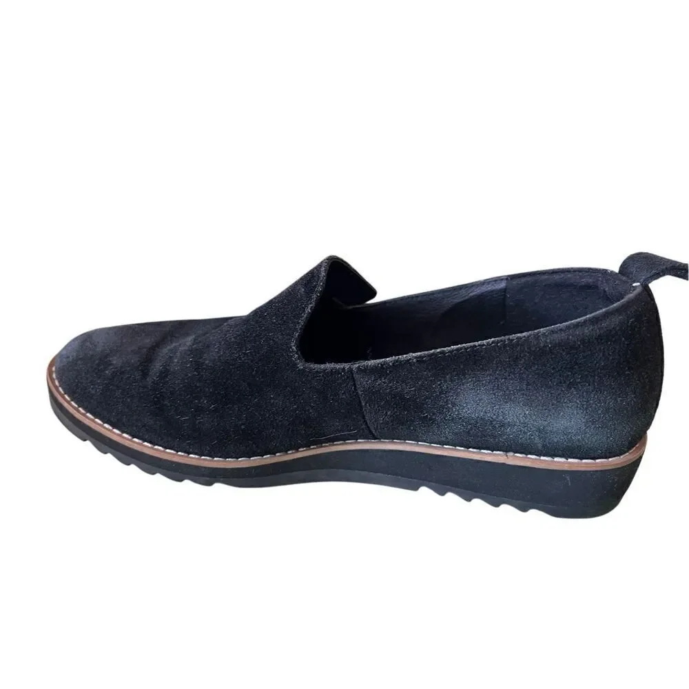 Eileen Fisher Ella Suede Loafer sz 8.5
